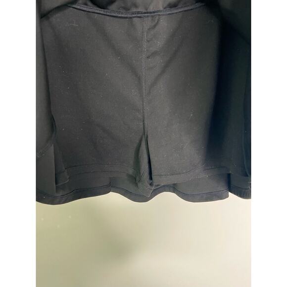 Agent 84 Buttersoft Tennis Skirt Athletic Micro Skort Black Women's Size Large - Picture 5 of 6